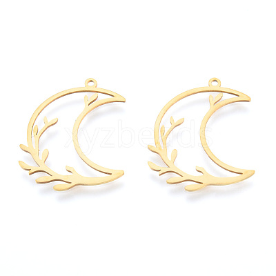 201 Stainless Steel Pendants STAS-N090-LA989-2-1