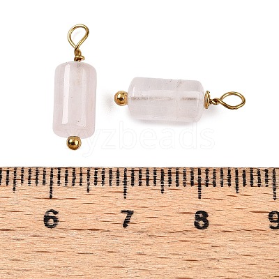 Natural White Jade Cloumn Pendants STAS-H221-04G-05-1