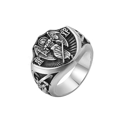 304 Stainless Steel Finger Rings FS-WG99BD1-04-1