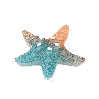 Gradient Color Opaque Resin Decoden Cabochons CRES-P036-01B-01-1