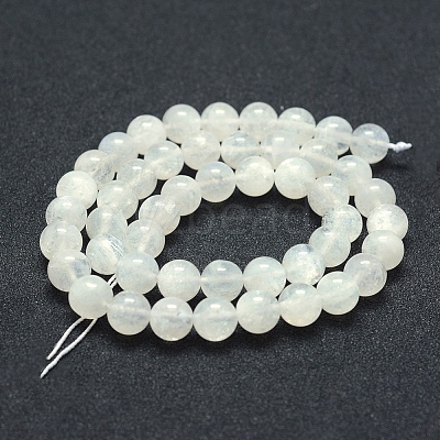 Natural Rainbow Moonstone Beads Strands G-P342-02A-8mm-AA-1