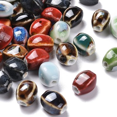 Handmade Porcelain Beads PORC-S498-07-1