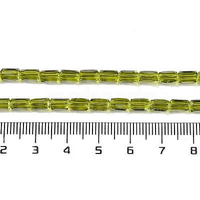 Electroplate Glass Beads Strands GLAA-Q101-02A-PL02-1