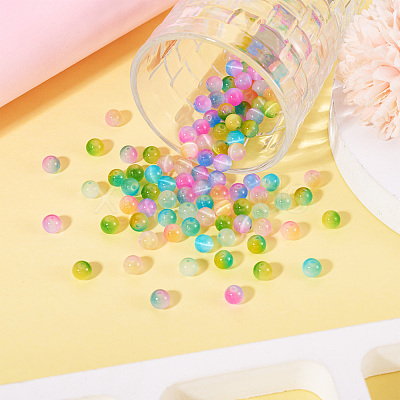 135Pcs 9 Colors Cat Eye Beads G-TA0002-48-1