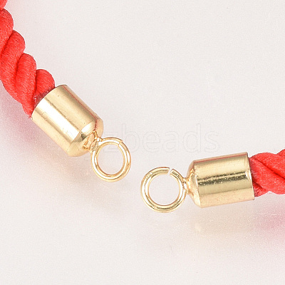 Nylon Cord Bracelet Making MAK-S058-02G-1