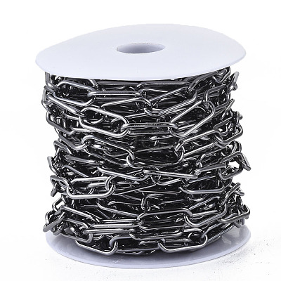 Unwelded Iron Paperclip Chains CH-S125-14A-01-1