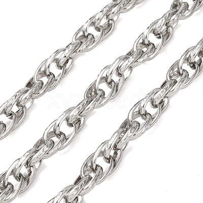 304 Stainless Steel Rope Chains CHS-A021-07B-P-1