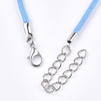 Waxed Cord Necklace Making X-NCOR-T001-29-1