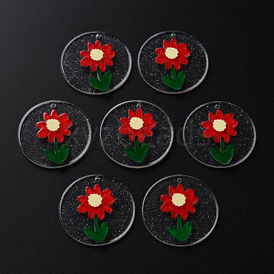 Cellulose Acetate(Resin) Pendants KY-N015-75-1