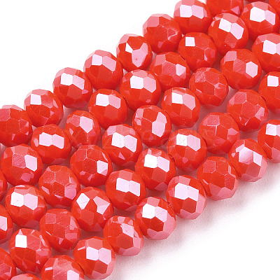 Electroplate Glass Beads Strands EGLA-A034-P2mm-A10-1