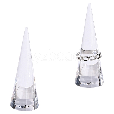 Acrylic Organic Glass Ring Displays RDIS-G005-04C-1