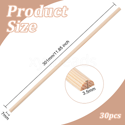 Wood Craft Sticks DIY-WH0430-360C-1