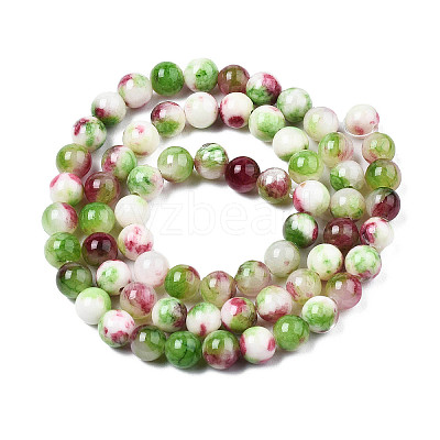 Natural Dyed Persian Jade Gemstone Bead Strands LS-G-R271-6mm-XP03-1