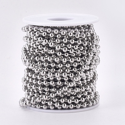 304 Stainless Steel Ball Chains CHS-F009-01E-P-1