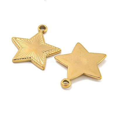 Ion Plating(IP) 304 Stainless Steel Pendants X-STAS-P365-09G-1