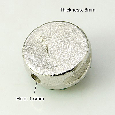 Alloy Rhinestone Beads LS-RB-E007-1-1