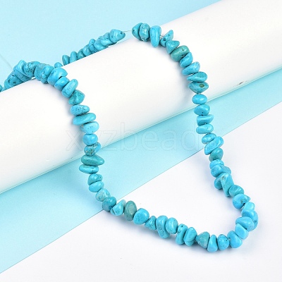 Natural Magnesite Beads Strands TURQ-P001-02A-02-1