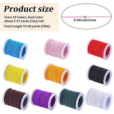 10 Rolls Elastic Cord EC-CY0001-03-1