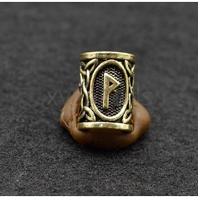 Tibetan Style Alloy European Beads PW-WG61710-23-1