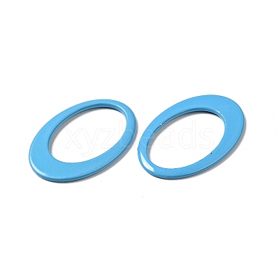 Spray Painted 201 Stainless Steel Linking Rings STAS-G304-05A-1