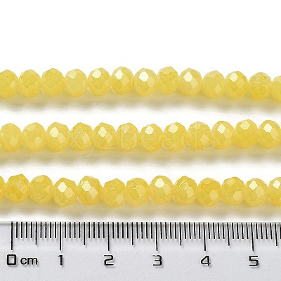 Baking Paint Imitation Jade Glass Bead Strands LS-DGLA-A034-J10mm-A24-1
