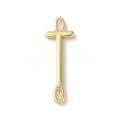 Rack Plating Brass Connector Charms KK-P245-07G-T-1
