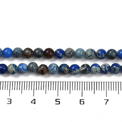 Dyed Natural Regalite/Imperial Jasper/Sea Sediment Jasper Beads Strands G-B124-C04-02-1