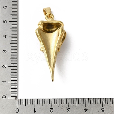 PVD Vacuum Plating 304 Stainless Steel Pendants STAS-B069-25G-1