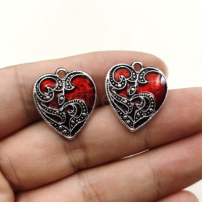 Alloy Enamel Pendants PW-WGB4046-01-1