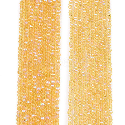 Electroplate Glass Beads Strands EGLA-A044-T1mm-L03-1