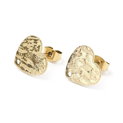 Ion Plating(IP) 304 Stainless Steel Stud Earring Findings STAS-I183-05B-G-1
