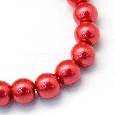 Baking Paint Glass Pearl Bead Strands HY-Q003-3mm-74-1