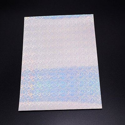 Waterproof A4 Self Adhesive Shiny Laser Photo Paper AJEW-WH0223-96A-1