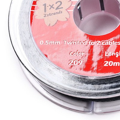 2-Ply Round Waxed Cotton Thread Cords YC-T004-01A-05-1