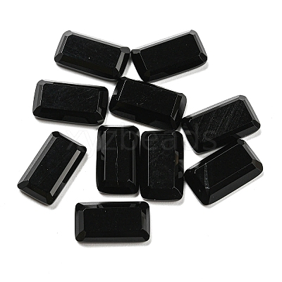 Natural Obsidian Cabochons G-D078-03B-1