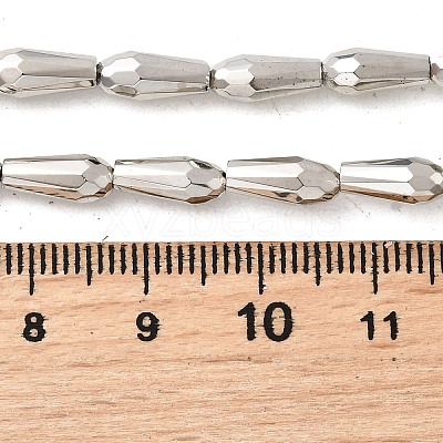 Electroplate Glass Beads Strands EGLA-F166-09P-1