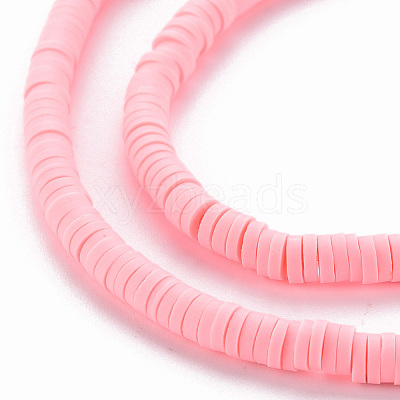 Handmade Polymer Clay Bead Strands CLAY-T002-4mm-71-1