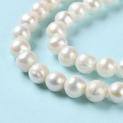 Natural Cultured Freshwater Pearl Beads Strands PEAR-E018-40-1