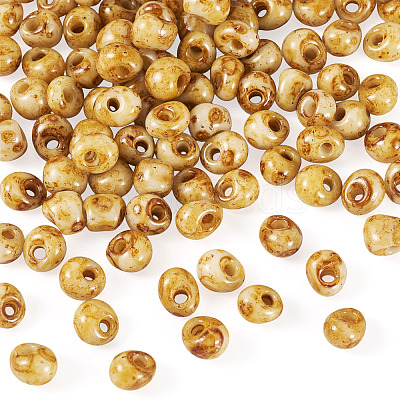 Picasso Glass Seed Beads SEED-TADJ0001-05E-1