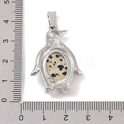 Natural Dalmatian Jasper Pendants G-A224-02P-02-1