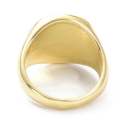 Pinwheel Pattern Alloy Enamel Finger Rings RJEW-Z008-15LG-D-1