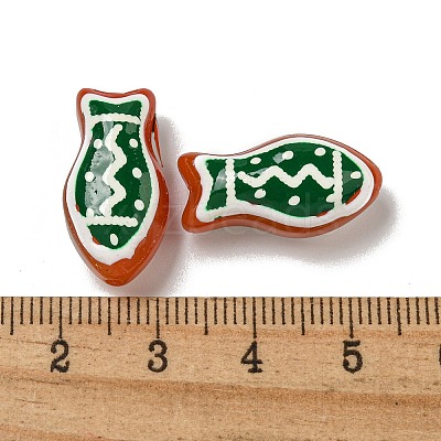 Handmade Transparent Glass Beads GLAA-N0028-02F-1