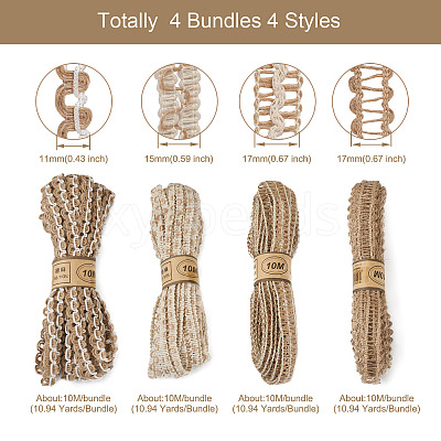 4 Bundles 4 Styles
Natural Jute Cord OCOR-MP0001-03-1