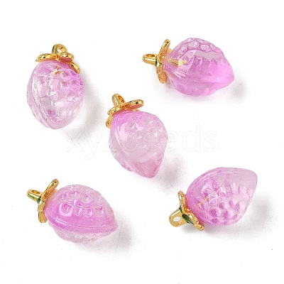 Transparent Glass Pendants GLAA-P072-03G-05-1