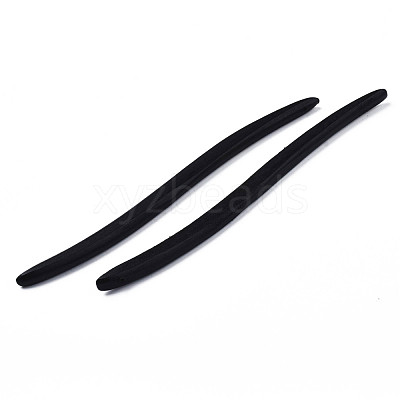 Vintage Schima Wood Hair Sticks Findings OHAR-N008-11-1
