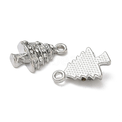 Christmas Alloy Crystal Rhinestone Pendants FIND-L026-01K-P-1