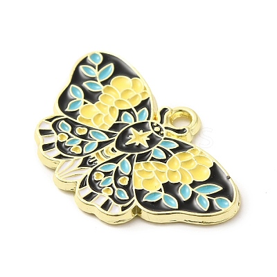 Alloy Enamel Pendants ENAM-R146-01D-1