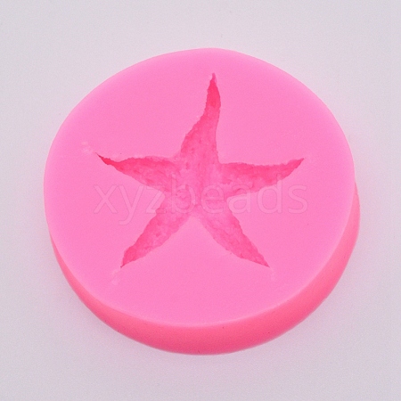 Ocean Series Starfish Shape Fondant Molds DIY-WH0181-44-1