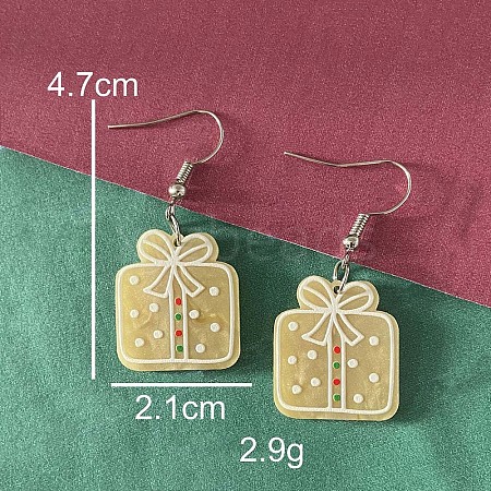 Christmas Acrylic Dangle Earrings FS-WG2A8CC-12-1