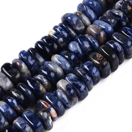 Natural Sodalite Beads Strands G-T141-08-1